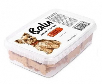 Balu Лакомство для собак Печенье для собак с кальцием, коллагеном, 200 гр