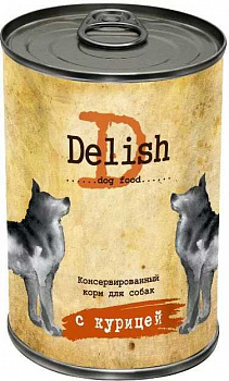 Delish Консервы для собак курица 970 гр