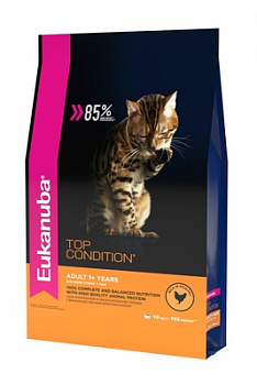 Eukanuba Для взрослых кошек с курицей (Adult Top Condition) 2 кг