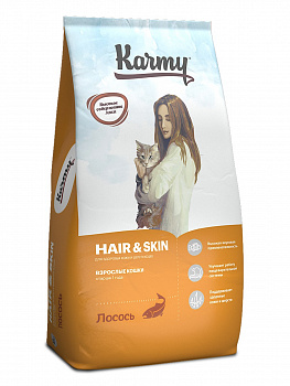 Karmy Для кошек Хэйр и Скин Лосось