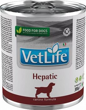 Farmina Консервы Vet Life для собак при заболеваниях печени (Hepatic) паштет 300гр