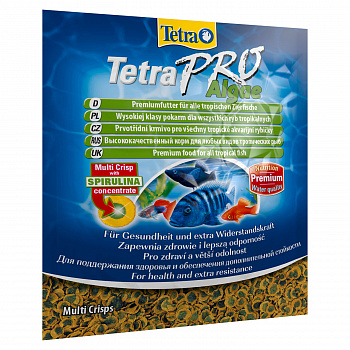 Tetra Pro Algae Корм для декоративных рыб, чипсы 12г