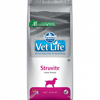 Farmina Vet Life для собак при мочекаменной болезни струвитного типа (Struvite) 2кг