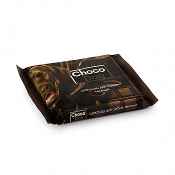 Веда Лакомство для собак шоколад Choco Dog темный 15 гр