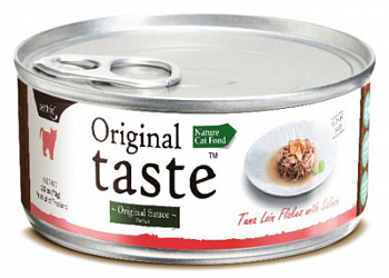 Pettric Original Sauce Консервы для кошек Тунец с лососем в Соусе 70 гр