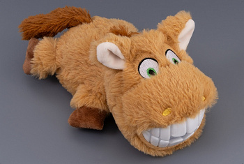 WOGY Игрушка для собак Ослик 25х16х12см с отверстием для лакомств 