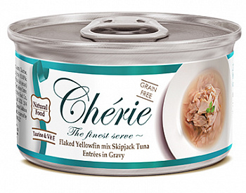 Pettric Cherie Консервы для кошек Тунец в Подливе 80 гр