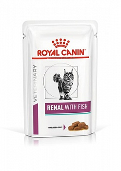 Royal Canin (вет.корма) Паучи кусочки в соусе для кошек при лечении почек, тунец (Renal S/O) 85 гр