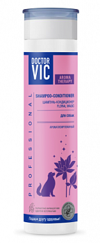 Doctor VIC Шампунь-кондиционер «FLORAL MAGIC» для собак всех пород, 250мл.