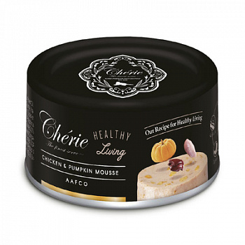 Pettric Cherie Консервы для кошек мусс из Курицы с тыквой 80 гр