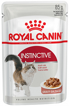 Royal Canin Паучи Кусочки в соусе для кошек: 1-7лет (Instinctive) 85 гр