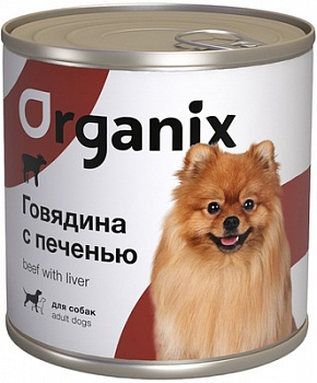 Organix Консервы для собак Говядина с печенью