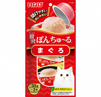 INABA Ciao Pon Churu Суфле-лакомство для кошек Тунец Магуро 35г*2шт