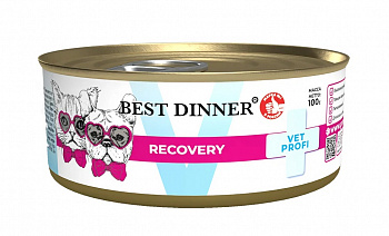 Best Dinner Консервы VET PROFI для кошек и собак при анорексии (Recovery) 100 гр