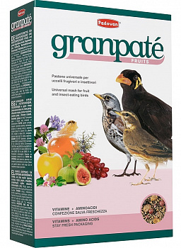 Padovan Корм для насекомоядных птиц (GRANPÂTÉE Fruits) 1кг