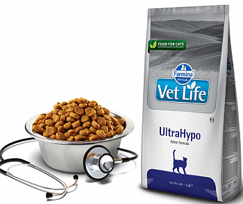 Farmina Vet Life для кошек с пищев.аллергией (UltraHypo) 400 гр