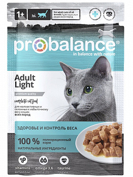ProBalance Паучи для кошек Контроль веса (Light) 85 гр