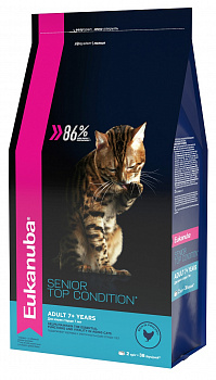 Eukanuba Для взрослых кошек 7+ (Senior Top Condition) 2 кг