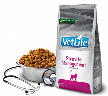 Farmina Vet Life для кошек для снижения рецидивов мочекаменной болезни (Struvite Management)