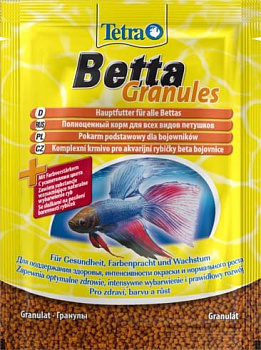 Tetra Betta Granules корм для петушков в гранулах 5 г