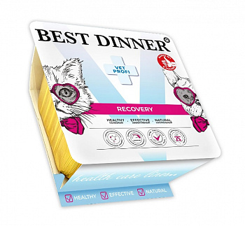 Best Dinner Консервы VET PROFI Паштет для кошек и собак при анорексии (Recovery) 100 гр