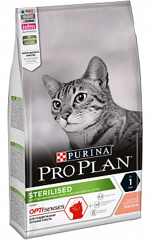 Pro Plan Для кошек кастрированных с Лососем (Sterilised VITAL FUNCTIONS)