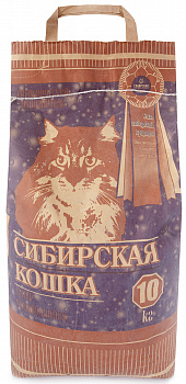 Сибирская кошка Наполнитель Комкующийся Супер 10 кг