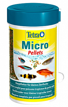 Tetra Корм для мелких видов рыб (Micro Pellets) 100ml