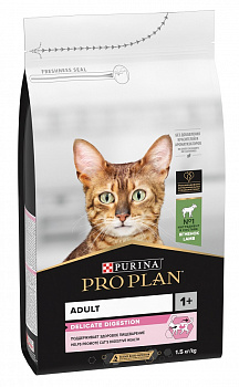 Pro Plan Для кошек идеальное пищ. с Ягненком (DELICATE DIGESTION)