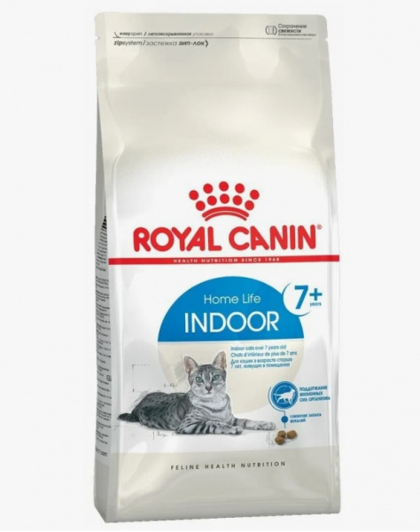 Royal Canin Для пожилых кошек с 7 до 12 лет, постоянно проживающих в помещении (Indoor 7+)