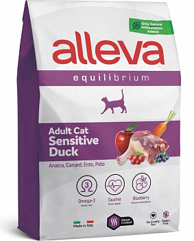 Alleva EQUILIBRIUM Cat Adult Sensitive Duck Для кошек с уткой