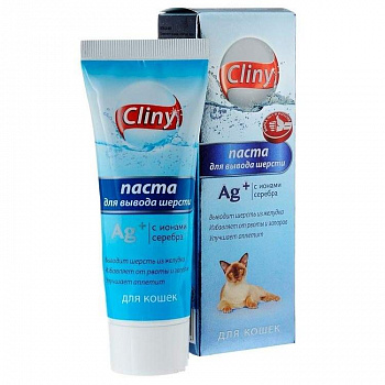 Экопром Cliny паста для кошек, вывод шерсти 30 мл (К107)