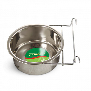 Triol Миска металлическая с держателем (крюк) 0,28 л (4402)